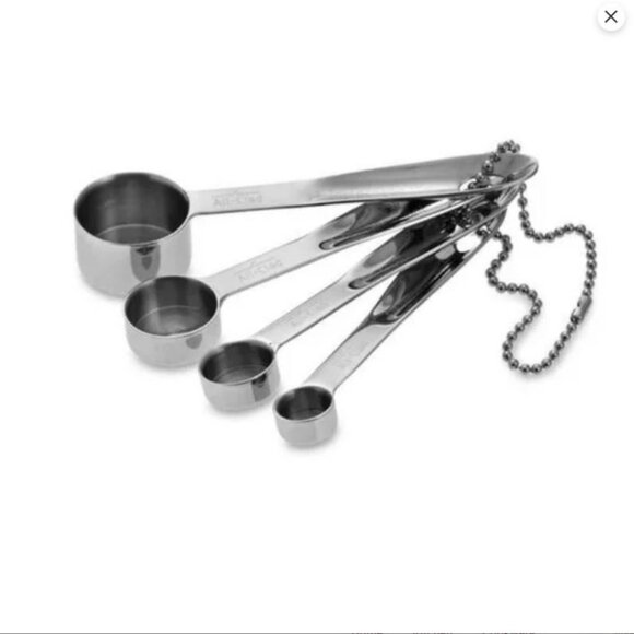 NWT All-Clad Stainless-Steel Measuring Spoons - Picture 1 of 5